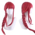 thumbnail image 4 of Makima Cosplay Wig For Anime Costume (orange Red), 4 of 4