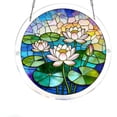 thumbnail image 2 of Acrylic Puzzle Window Hanging Decor, Transparent Stained Glass Colorful Window Ornament, Light Refraction, for Home Walls Balconies Cafes, 2 of 5