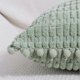 thumbnail image 3 of paquetes de fundas de almohada decorativas verde salvia de 22 x 22 pulgadas con pompones para, 3 of 5