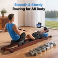 thumbnail image 3 of MERACH Water Rowing Machines for Home, Foldable Row Machine with 400LBS Weight Capacity, Dedicated Monitor and Comfortable Seat, Free MERACH App for Immersive Water Rower, 3 of 9