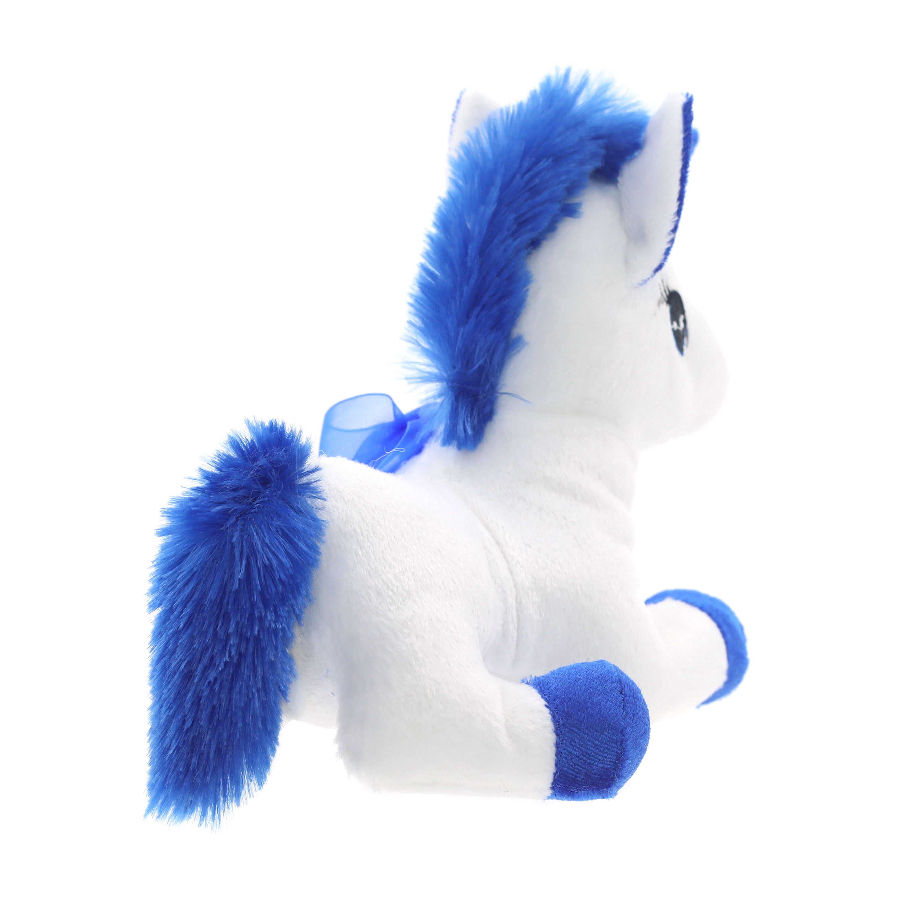 Hanukkah 7 in Plush Blue and White Unicorn, Child, Way to Celebrate