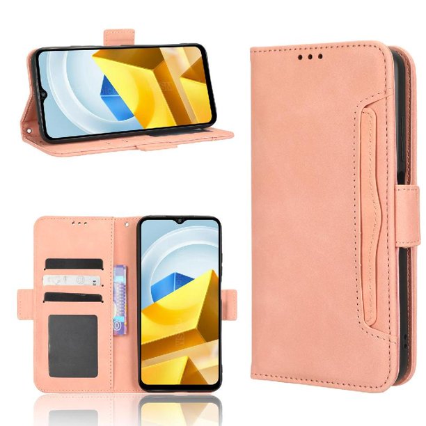 Funda Tipo Billetera GANGXUN para Xiaomi Poco M5 – Tapa Flip con Tarjetero