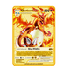 thumbnail image 5 of 5PCS Iron Cards Golden Metal Shiny Letters Pikachu Mewtwo Charizard Vmax Game Collection Card Anime Metal Gifts, 5 of 5