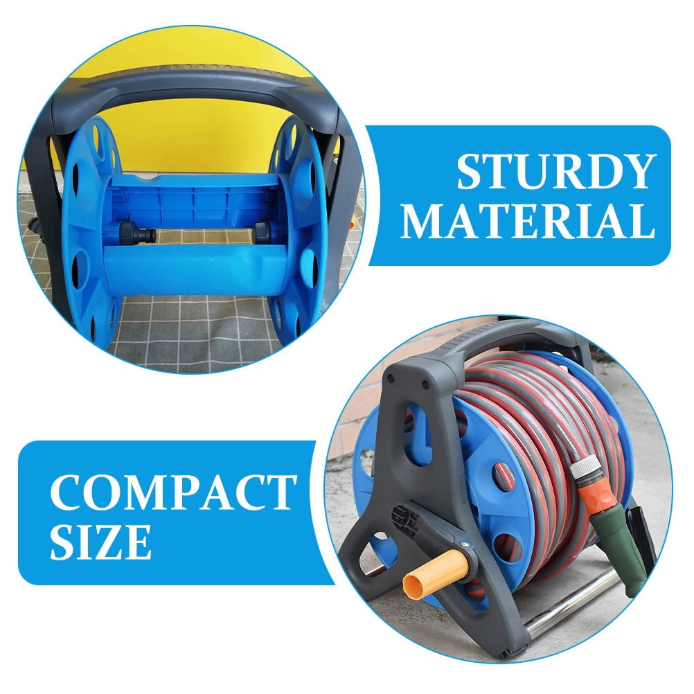CTIRCHIU Garden Hose Reel Holder with Smooth Finish for Easy and Neat Hose Storage and Organization