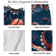 thumbnail image 4 of luoweisi Men's Beach Shorts Quick Dry Swim Trunks with Mesh Lining Octopus M, 4 of 5