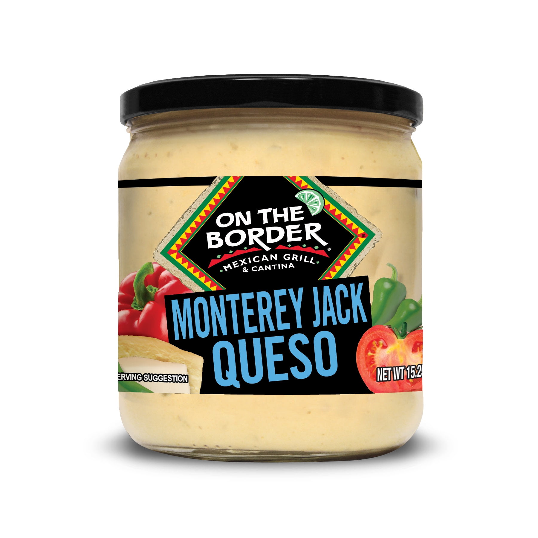 On The Border Mexican Grill & Cantina Monterey Jack Queso, 15.25 Oz
