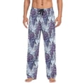 thumbnail image 3 of Many Grapes Mens Pajama Pants Cotton Elastic Waistband Lounge Sleep Pajama Bottoms Pj with Pocket, 3 of 7