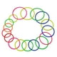 thumbnail image 1 of 21 anillos de plástico para lanzar, juego de lanzamiento de anillos para niños, para carnaval, jardín, patio, juegos al aire libre (color aleatorio), 1 of 7