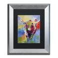thumbnail image 2 of Richard Wallich 'Longhorn' Black Matted Framed Art, 2 of 5
