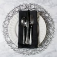 thumbnail image 2 of Design Imports Ensemble de Serviettes Noires de 6, 2 of 3