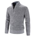 thumbnail image 1 of Mens Warm Knitted Sweater Thick Turtle Neck Pullover Jumper Knitwear Winter Tops, 1 of 8