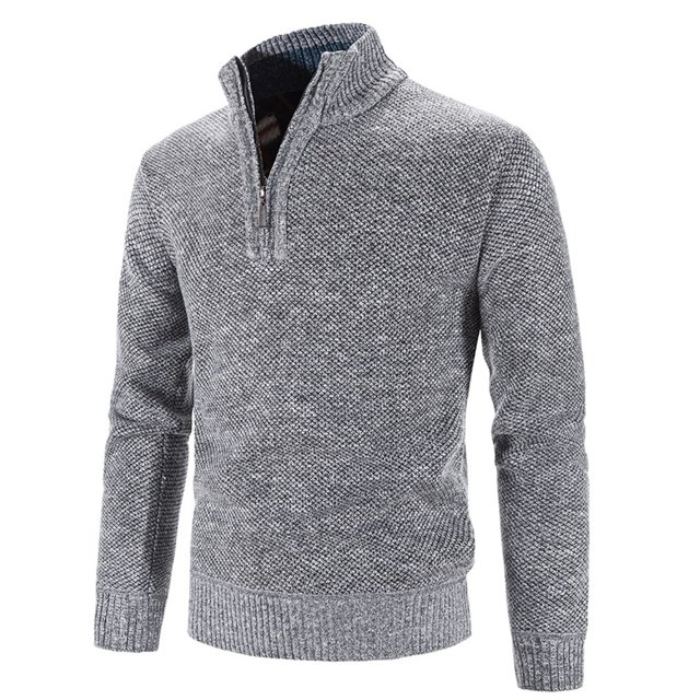 Mens Warm Knitted Sweater Thick Turtle Neck Pullover Jumper Knitwear Winter Tops