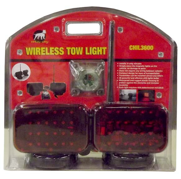 Fully Wireless Tow Lights That Ensure Legal Transport Of Vehicles Or Trailers. Don't Be