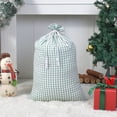 thumbnail image 4 of Christmas Drawstring Bags, Large Plaid Gift Bags for Holiday Wrapping, Reusable Christmas Candy Bags for Party Favors, Xmas Gift Sacks for Presents, Storage and Decor, 4 of 8