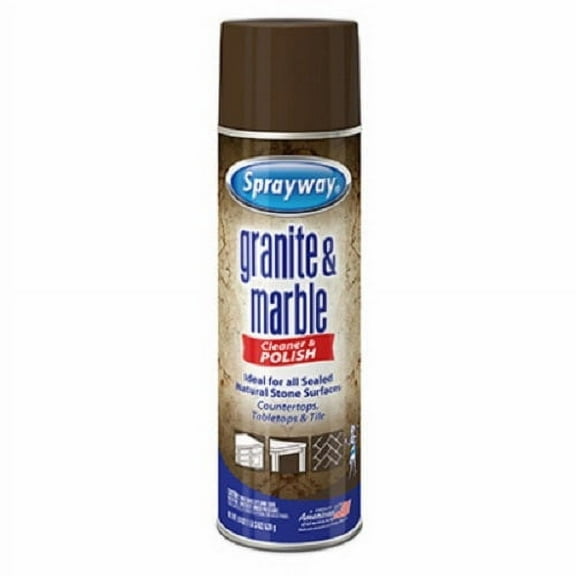 Sprayway SW702R 19 oz Aerosol Can Of Granite & Marble Cleaner & Polish - Quantity of 6