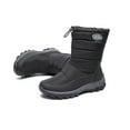 thumbnail image 5 of Fesfesfes Womens Black Boots Snow Women Winter Plus Velvet Warm Short Cotton Shoes 42(US:9.5-10), 5 of 5