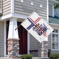 thumbnail image 2 of One Nation Under God Houses Flags 28x40 Double Sided Burlap - 4th of July Independence Day Holiday Outdoor Decor House Flags, 2 of 6