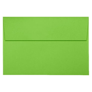 LUXPaper A10 Invitation Envelopes, Limelight, 6 x 9 1/2, 500/Pack