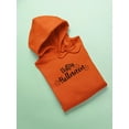 thumbnail image 3 of Happy Halloween Phrase Hoodie Women -Image by Shutterstock, Female x-Large, 3 of 4
