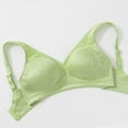 thumbnail image 6 of Deyllo Women's Full Coverage Plus Size Comfort Minimizer Bra Wirefree Non Padded,Green 36DD, 6 of 8