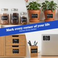 thumbnail image 2 of 230pcs Chalkboard Labels Removable Chalk Sticker for Jars Containers Storage Bins Waterproof Reusable Blackboard Stickers with 1 Liquid Chalk Markers for Jars Food Containers and Pantry Storag, 2 of 6