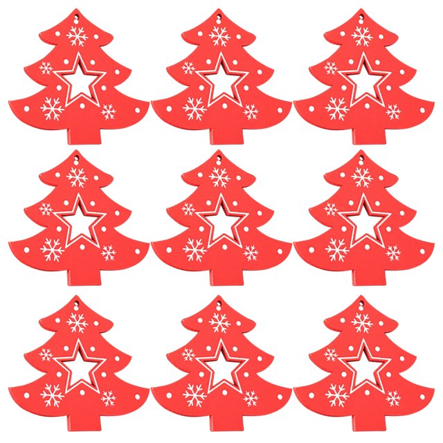 Yuarrent Paquete de 100 adornos colgantes Material de primera Colgante de Artesanía Diseño único Decoración navideña Rodajas de Kits de decoración para fiestas TYPE2 NO2 Yuarrent HA059725-06B