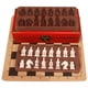 thumbnail image 4 of Qin Figures International Chess Set Deluxe hecho clásico portátil piezas de ajedrez para coleccionable torneo novedad regalos viaje , PEQUEÑA pequeña Hugo Ajedrez de entretenimiento, 4 of 7
