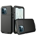 thumbnail image 6 of for iPhone 14 Pro Max Case, 360 Full Body Protective Cover Heavy Duty Shockproof Armor Aluminum Alloy Metal Case with Silicone Built-in Screen Protector for iPhone 14 Pro Max 6.7",Black, 6 of 10