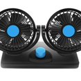 thumbnail image 3 of Ventilador de Coche Eléctrico, Ventilador de Circulación de Aire, Doble Cabezal, Ventilador de Refrigeración Portátil Silencioso para Coche, Ventilado, 3 of 9