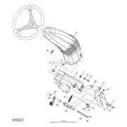 TCA15482 STEERING COLUMN fits JOHN DEERE (New OEM)