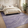 thumbnail image 3 of ODIKA Purple Abstract Swirl Ombre Gradient Watercolor Boho Bordered for Living Room, Under Sectional, Family , Non-Slip Flatwoven, 3 of 7