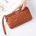 thumbnail image 1 of Portefeuille à Fermeture Éclair Mode Sac à Main pour Femmes Sac à Main Pochette Porte-Cellulaire Porte-Cartes Grande Capacité Sac à Main, 1 of 6