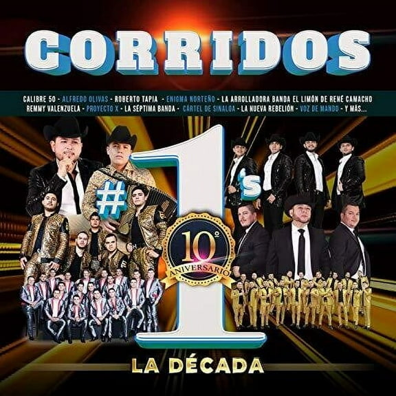 Various Artists - Corridos #1's La Decada (Various Artists) - Music & Performance - CD