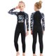 thumbnail image 3 of Niños con traje de neopreno Simple Cómodo manga larga Surfing Ropa Resistente al sol Niño Nadar Ropa Natación Desgaste para niños Chicas con Negro, Chica XXL Inevent OD003685-10, 3 of 7