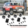 thumbnail image 6 of Car Metal Front Seat Spacer Lift Kit,Compatible with 2007-2021 Toyota FJ Cruiser Seat Foot Raising/Heighten Bracket, 6 of 15