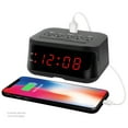 thumbnail image 7 of Mainstays Digital Alarm Clock with USB Charge Port, Snooze and Battery Backup, Red LED Display, SPC235, 7 of 7
