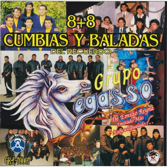 Pegasso de Emilio Reyna - 8   8 Cumbias y Baladas - Music & Performance - CD
