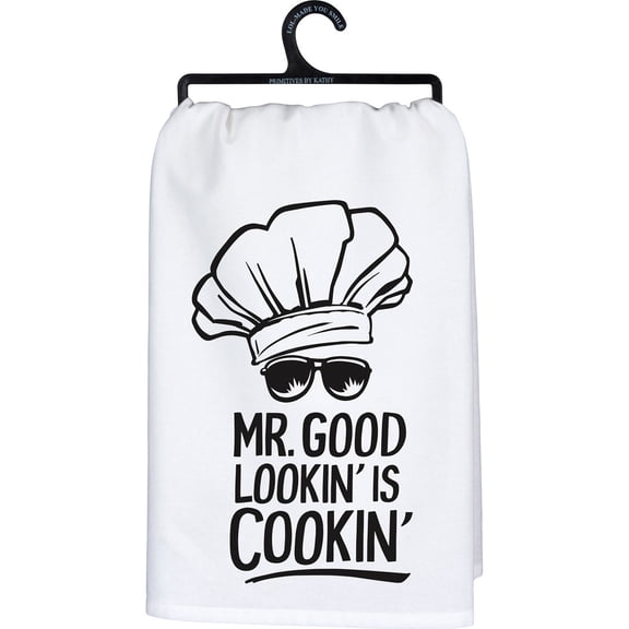 Kitchen Towel - Mr Good Lookin' Is Cookin'