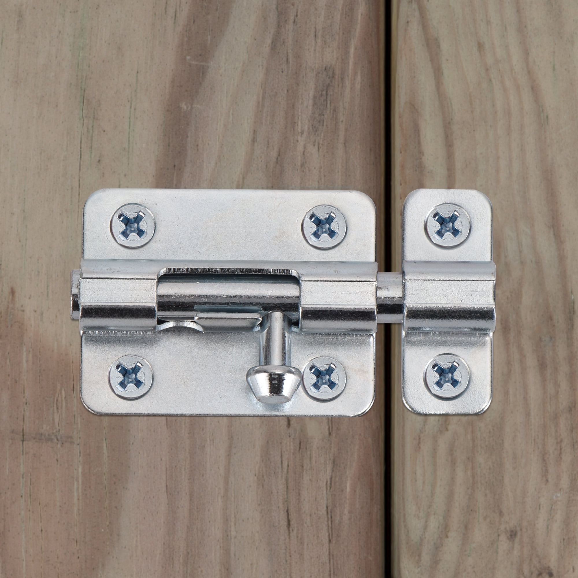 (2 pack) Hyper Tough 2-1/2 in. Barrel Bolt, Zinc Plated