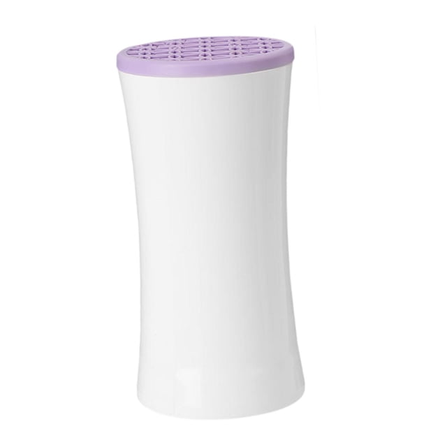 Estuche para ganchos de crochet, soporte para cosméticos, estante de exhibición multiusos, soporte portátil para brochas de maquillaje, para baño y Púrpura