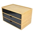 thumbnail image 1 of simhoa Multifunctional Desktop Storage Drawer Toothbrush Box Storage Box for black three layer, 1 of 7