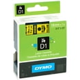 thumbnail image 2 of Dymo, DYM45808, D1 Electronic Tape Cartridge, 1 Each, Yellow, 2 of 3
