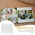 thumbnail image 4 of Phenofice 20 Pcs Photo Album Transparent Plastic Storage Album Refill Pages for Long Term Use, 4 of 8