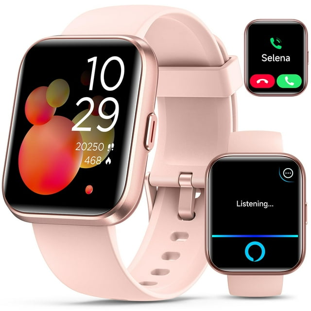Reloj inteligente Quican 2024 Android iOS Phone Call Alexa Women