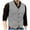 c01Silver, variant on USNSM Mens Vintage Tweed Suit Vest Single Breasted Solid Color Sleeveless V Neck Casual Waistcoat for Wedding Groomsmen Red S