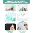 thumbnail image 3 of Fpogbef Travel Bottles Set for Toiletries, Travel Essentials Silicone Travel Bottle, 14 Pack Travel Size Containers for Shampoo, Conditioner, Lotion - Squeezable Tubes Easy Dispensing, 3 of 7