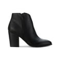 thumbnail image 4 of Sun + Stone Womens Graceyy Faux Leather Block Heel Ankle Boots, 4 of 5
