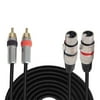 PylePro PPRCX05 - Audio cable - RCA male to XLR3 female - 5 ft