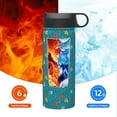 thumbnail image 6 of Pofeuu Funny Cat Blue Print 18oz Sports Insulated Kettle, Sports Bottle Water Bottles For Men Women For Gym Hiking Camping Running Mountain Bike Outdoor Sports, 6 of 8