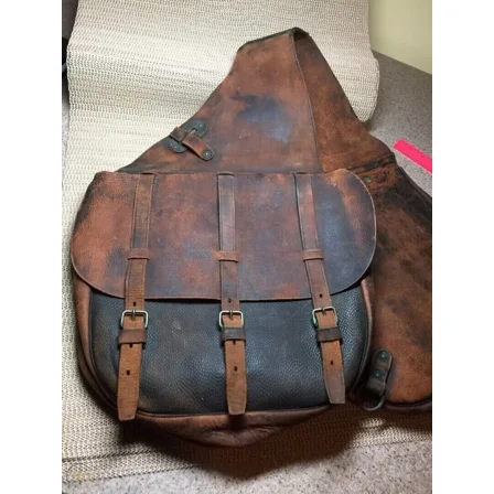 Leather Saddle Bag, Western